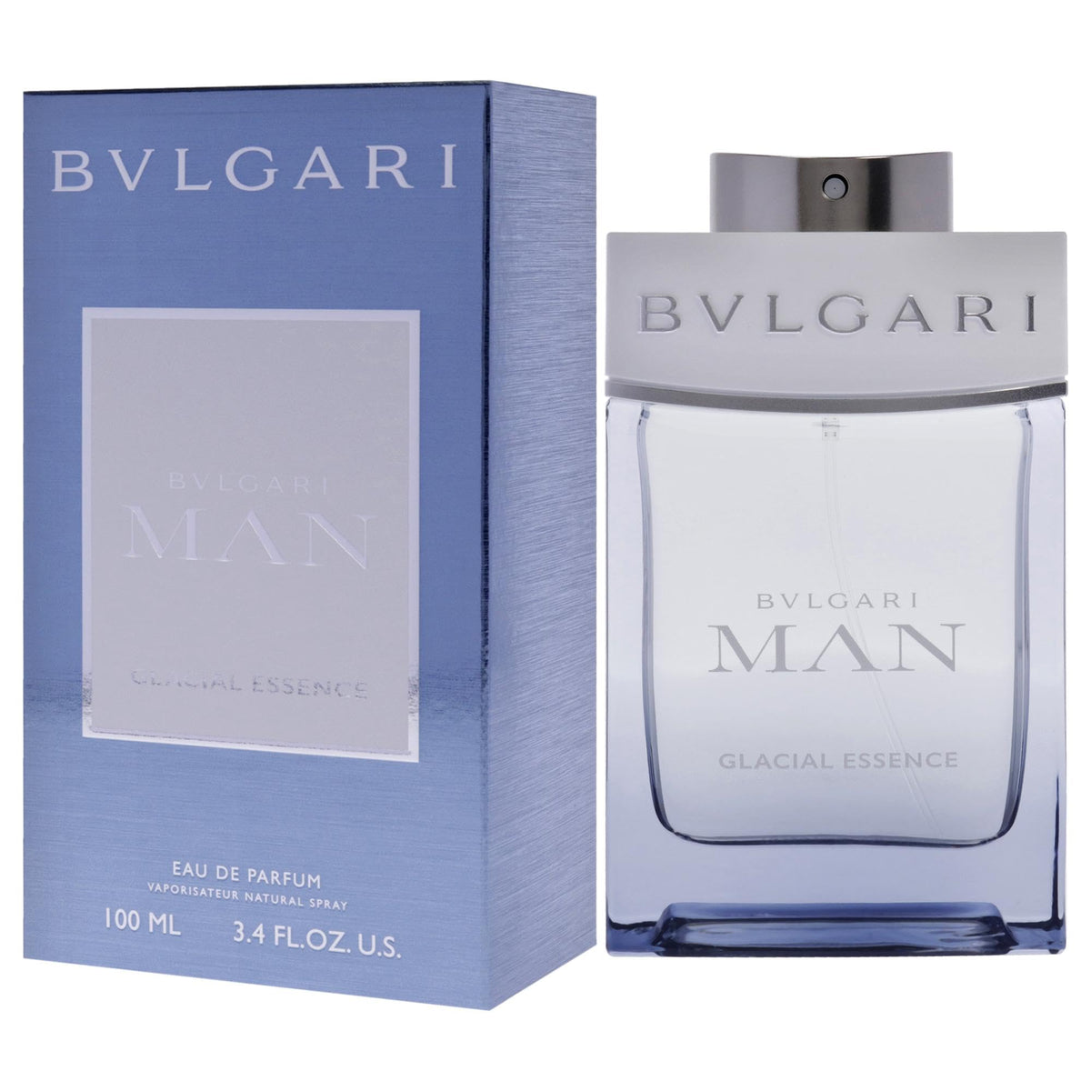 Bvlgari Man Glacial Essence Woody Fougere Eau de Parfum Spray 3.4 Fl Oz