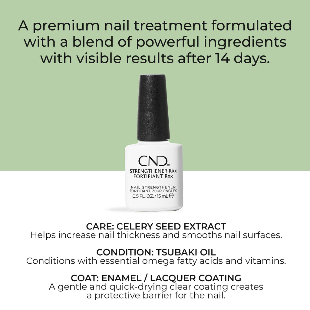 CND Strengthener RXx Nail Strengthener Protective Nail Coating