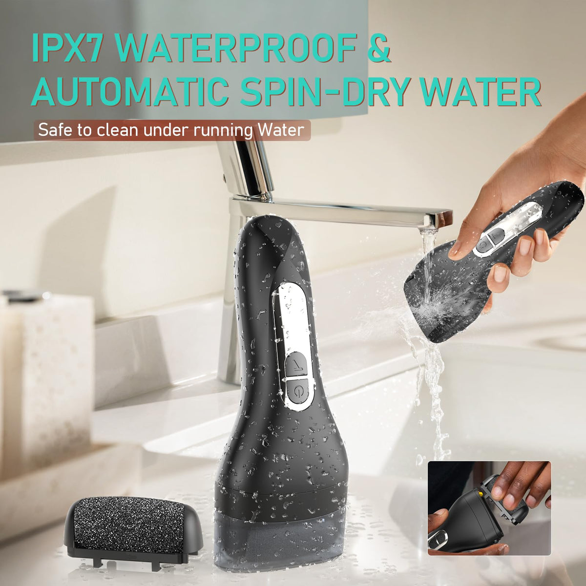 Electric Callus Remover for Feet, Rechargeable Waterproof Foot File