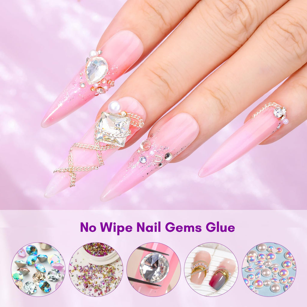 Makartt Nail Art Adhesive Gel for Rhinestones