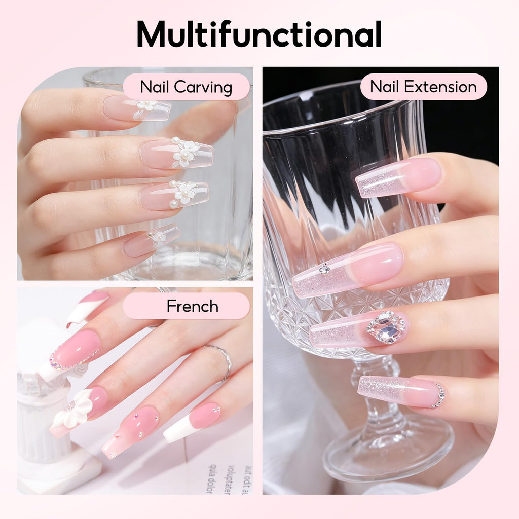 Acrylic Nail Kit with Drill and UV Light