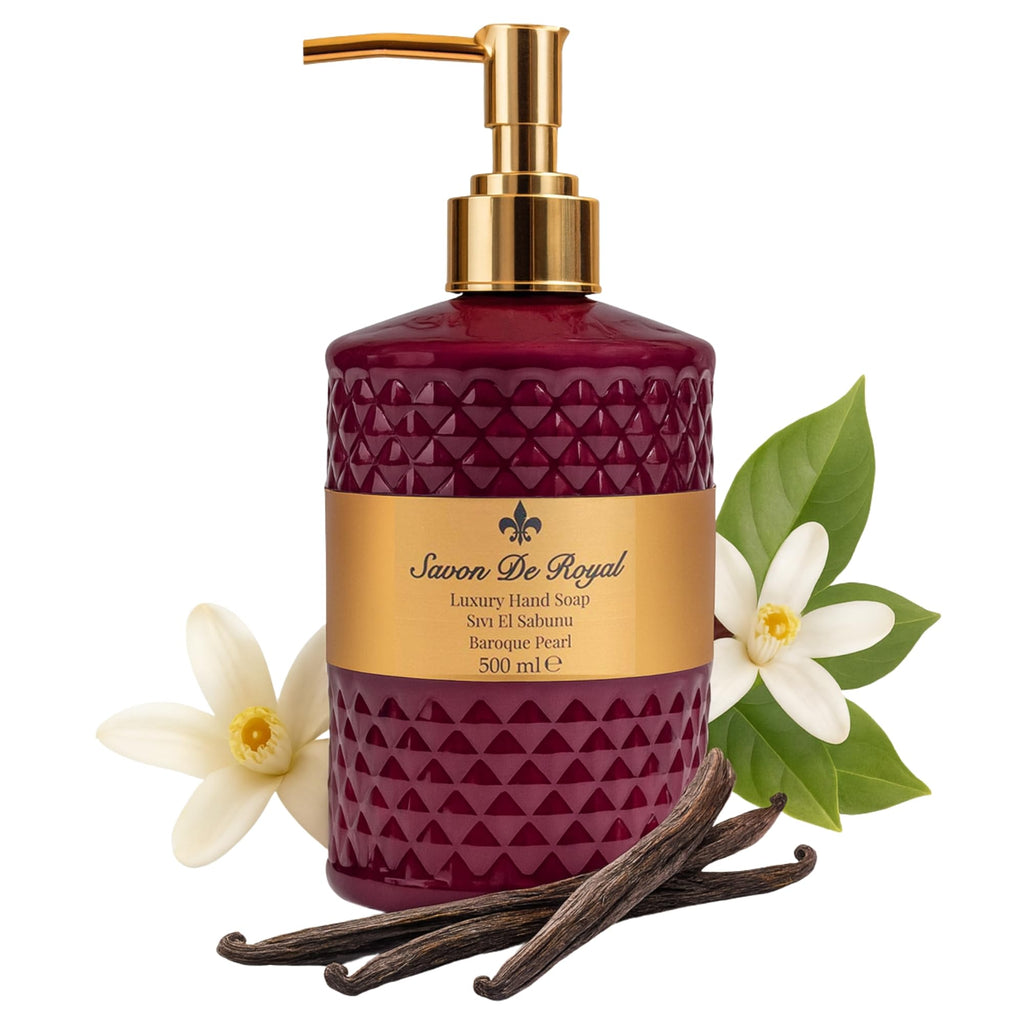 Savon De Royal Luxury Liquid Hand Soap, Jasmine Vanilla Sandalwood