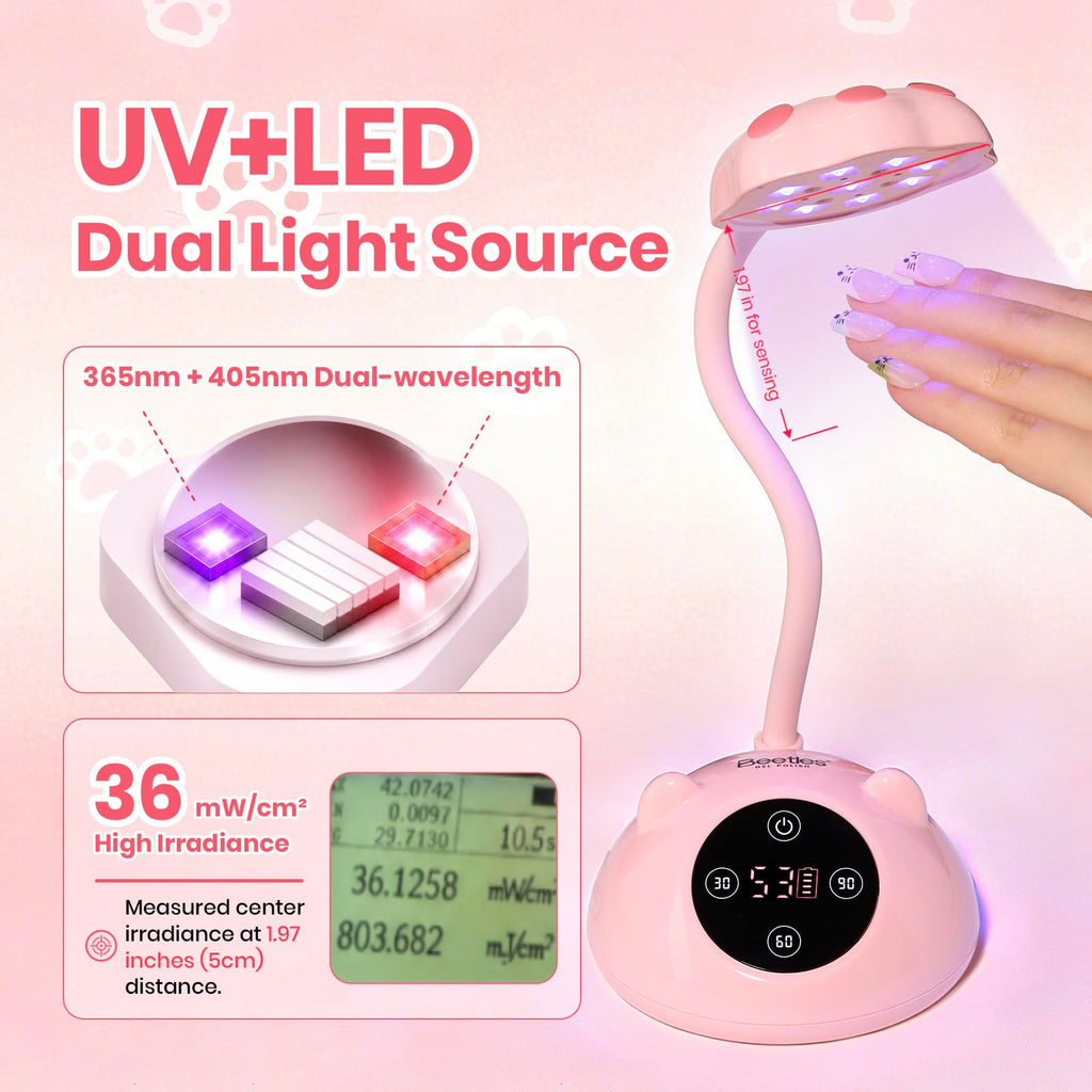 Meowgic Mini Cordless UV LED Nail Lamp