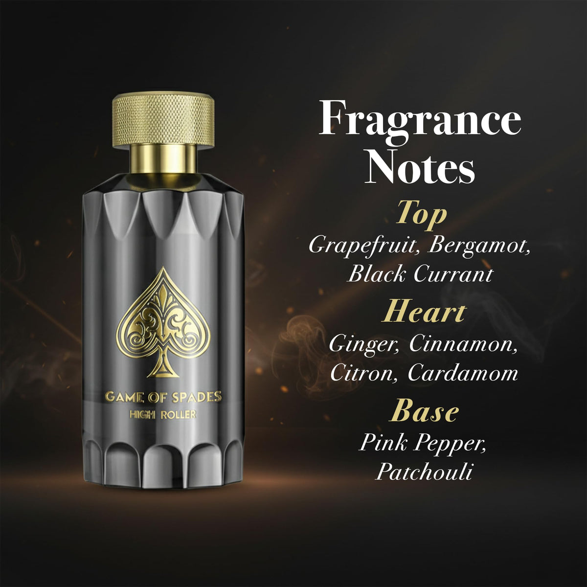 Jo Milano Game of Spades High Roller Parfum Spray, 3.4 oz