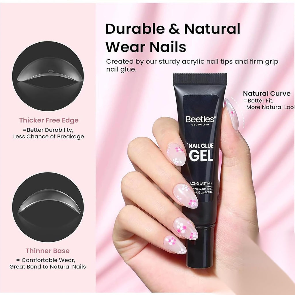 Beetles False Nail Tips for DIY Nail Extensions