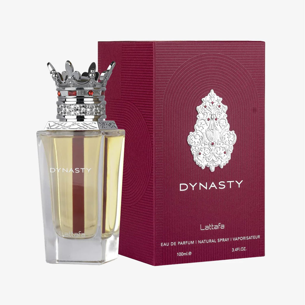 Lattafa Dynasty Fruity Spicy Woody Eau de Parfum Spray for Unisex, 3.4 oz