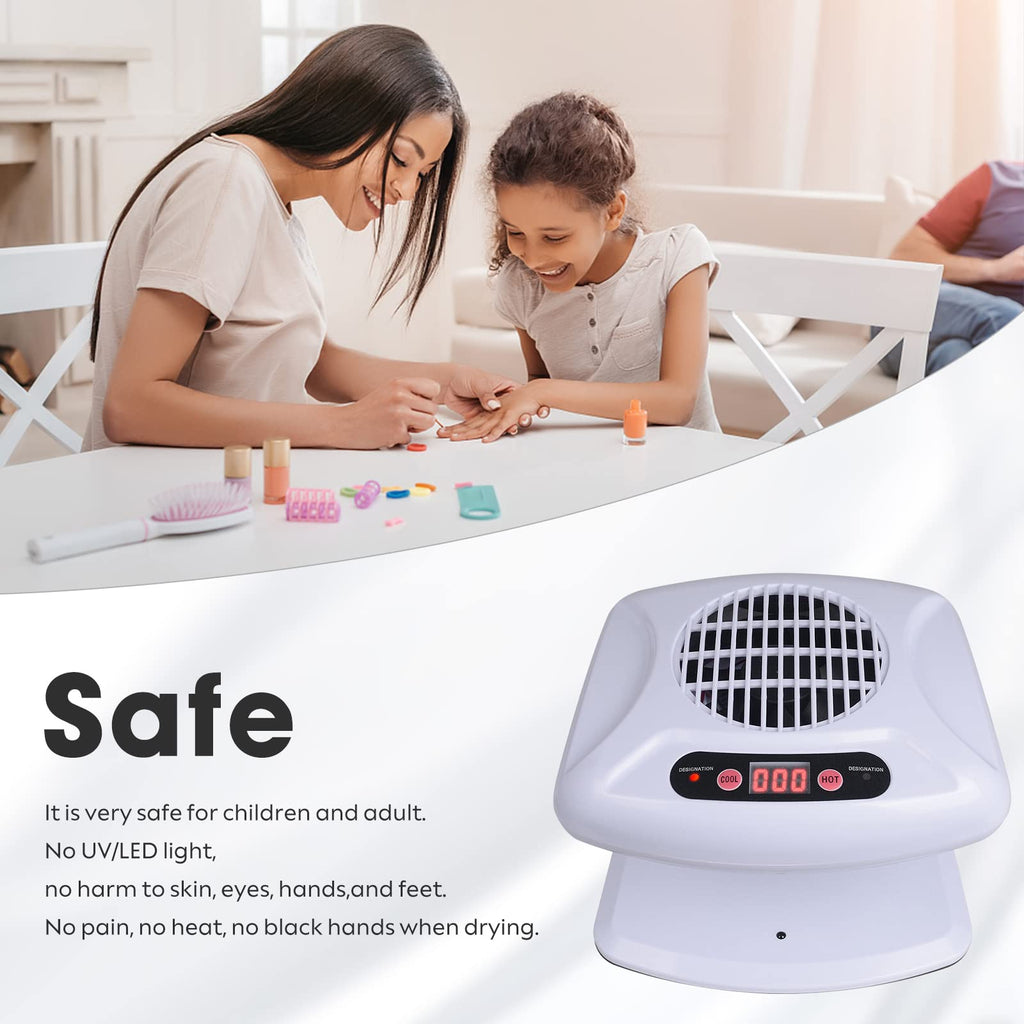 Gegong 300W Air Nail Dryer with Automatic Sensor, Warm and Cool Air