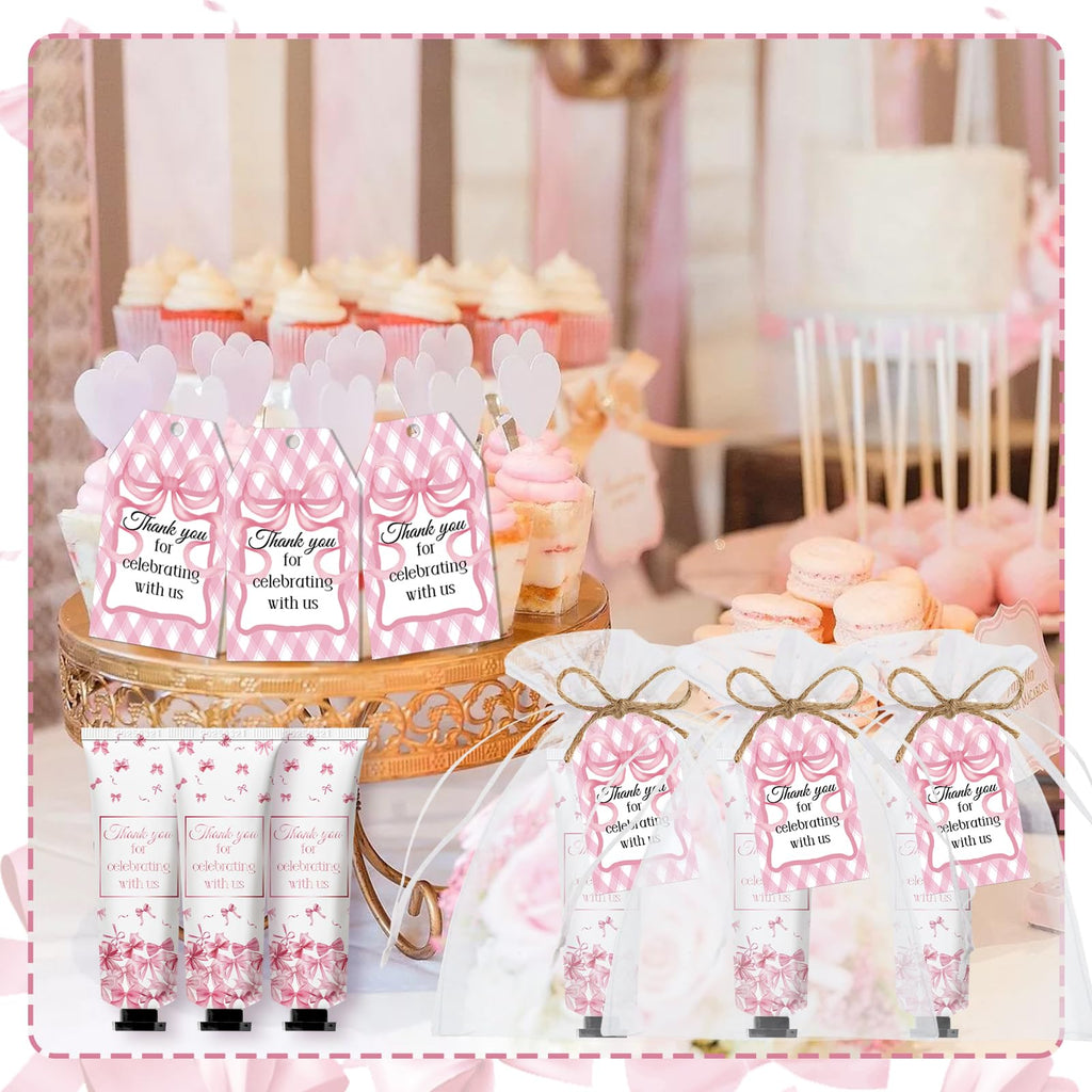 50 Hand Cream Gift Sets with Organza Bags and Thank You Cards