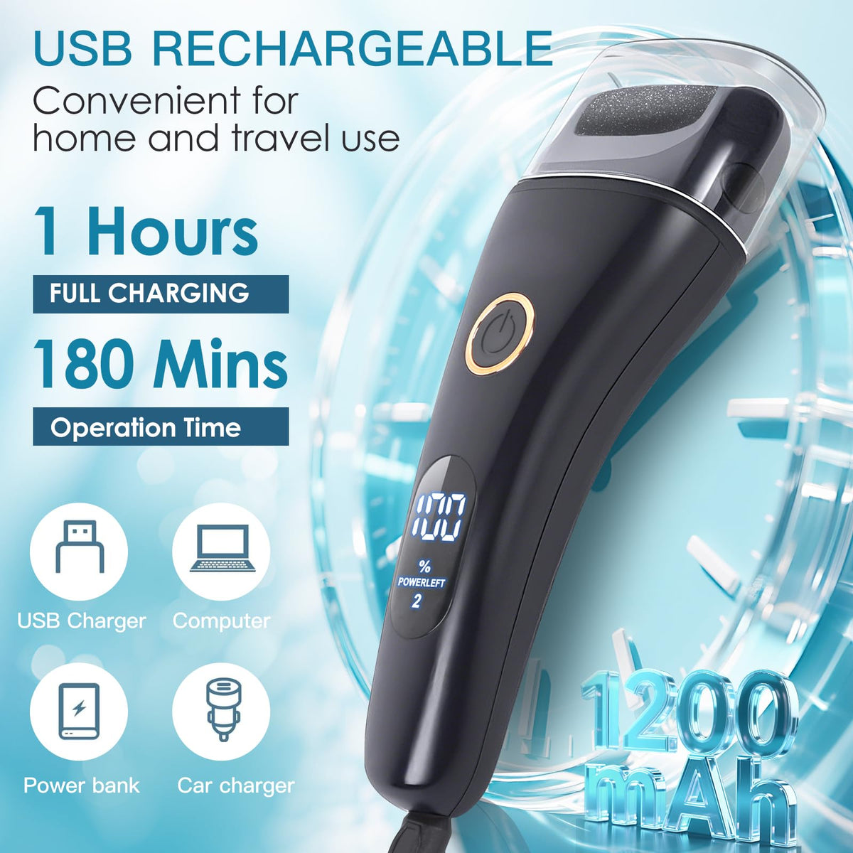 Electric Foot File Callus Remover for Feet