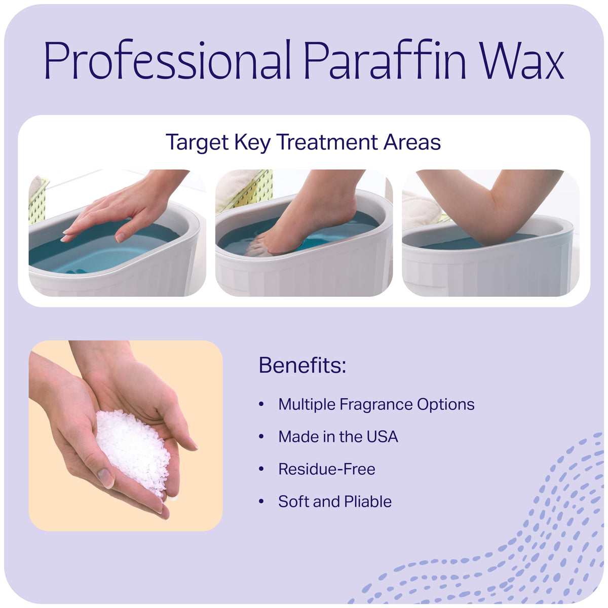 Therabath Lavender Harmony Paraffin Wax Refill, 4 lb