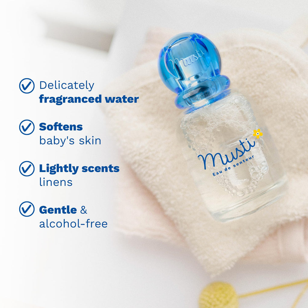 Mustela Musti Baby Plant-Based Perfume & Cologne Spray, Alcohol-Free