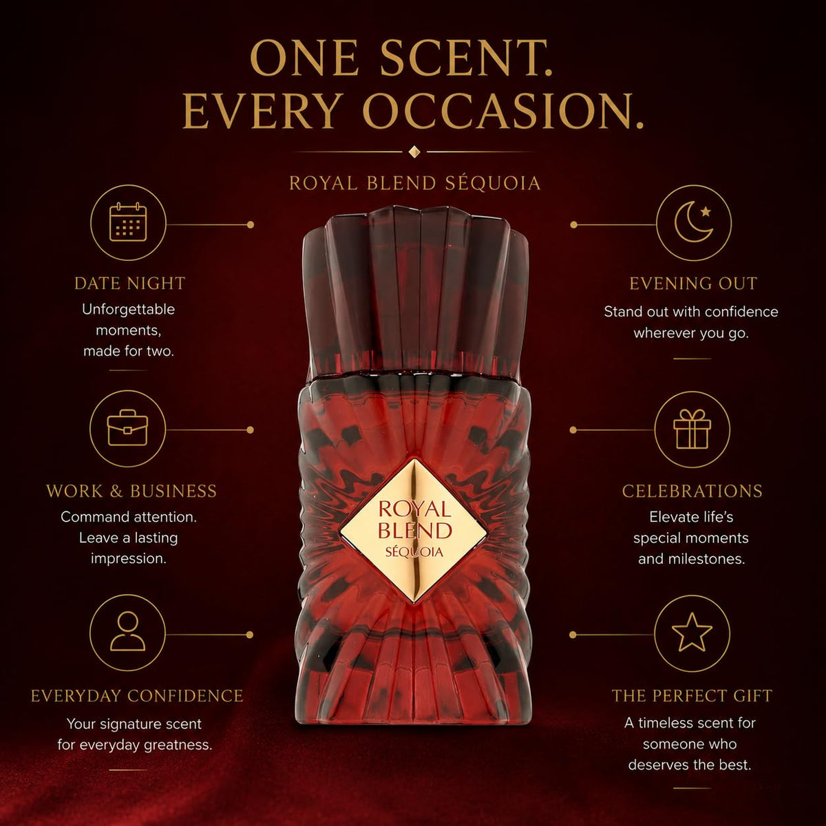 French Avenue Royal Blend Sequoia Unisex Extrait de Parfum, 3.4 Fl Oz