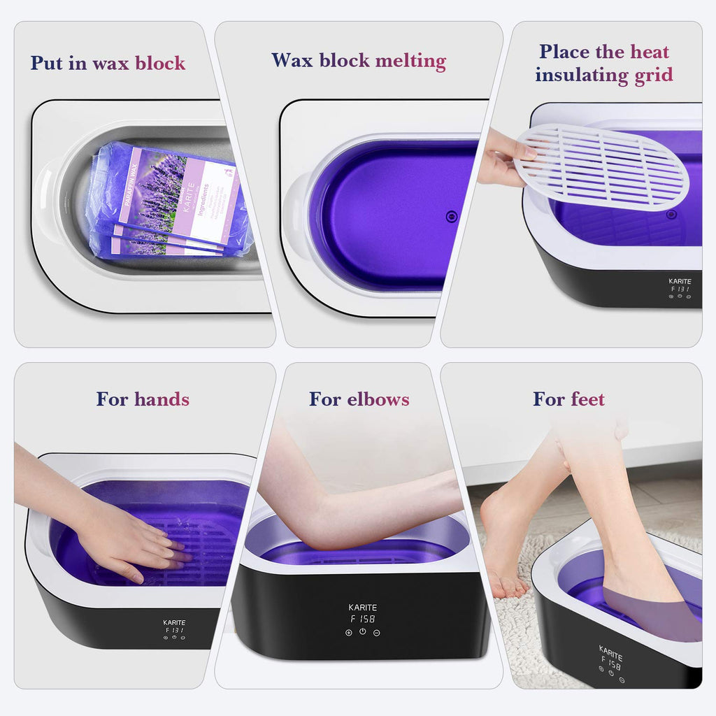 Karite 4000ml Paraffin Wax Warmer for Hands, Feet and Elbows