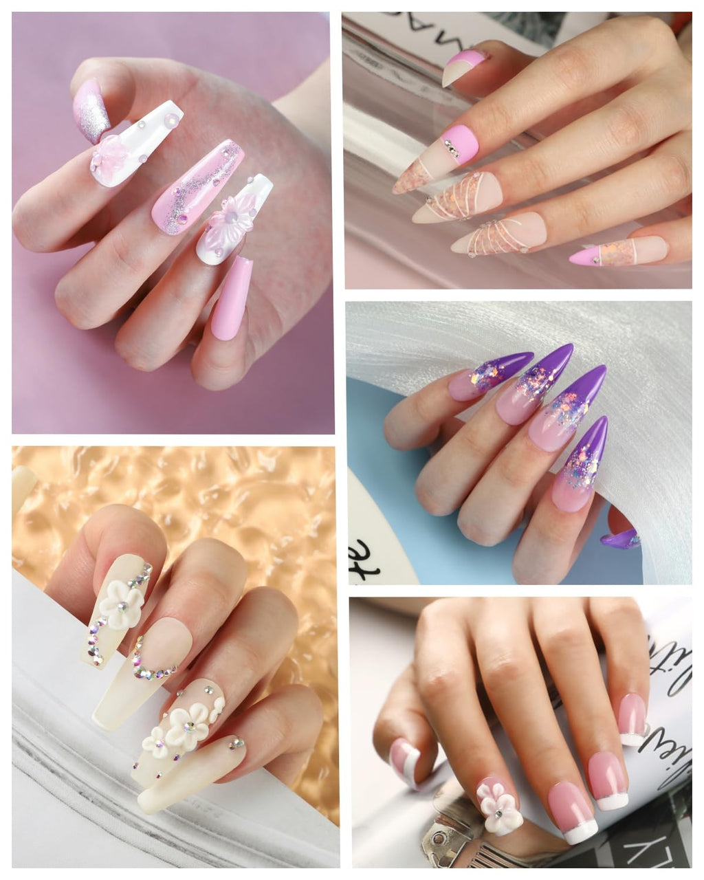 COSCELIA Acrylic Nail Kit with Acrylic Powder