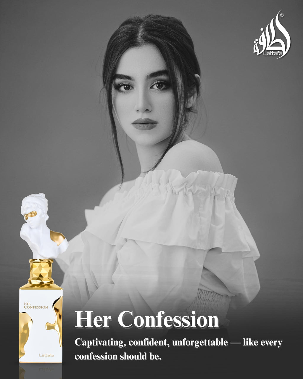Lattafa Her Confession Eau de Parfum for Women, 100 ml