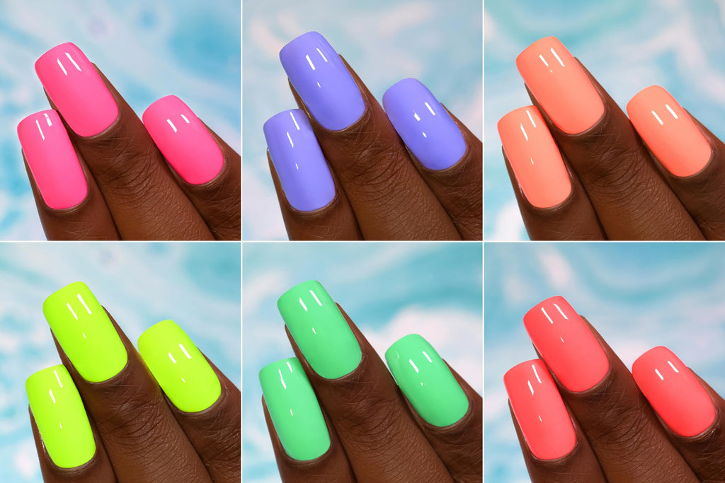 ILNP Poolside Collection Neon Summer Nail Polish Set