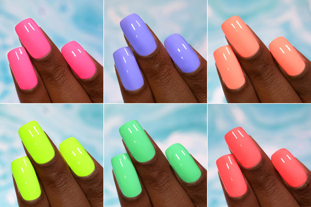 ILNP Poolside Collection Neon Summer Nail Polish Set