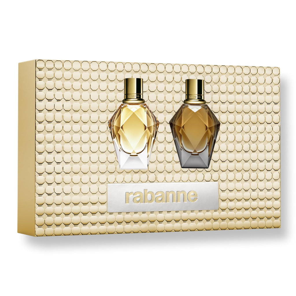 Rabanne Million Gold For Her Mini Gift Set, Floral Fragrance Duo