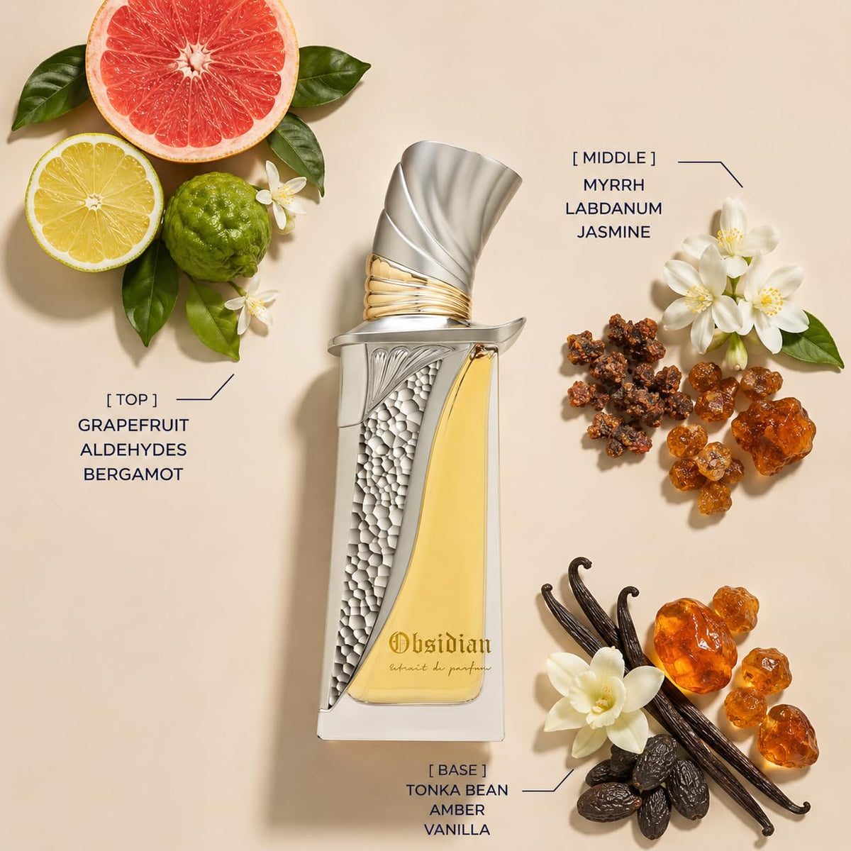 French Avenue Obsidian Extrait de Parfum for Women and Men, 100ml