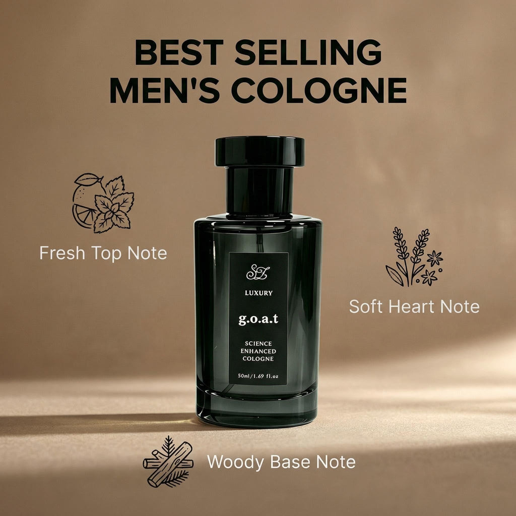 OUSHANG Midnight Marine Men's Eau de Parfum, Ocean Citrus & Woody Amber, 50ml