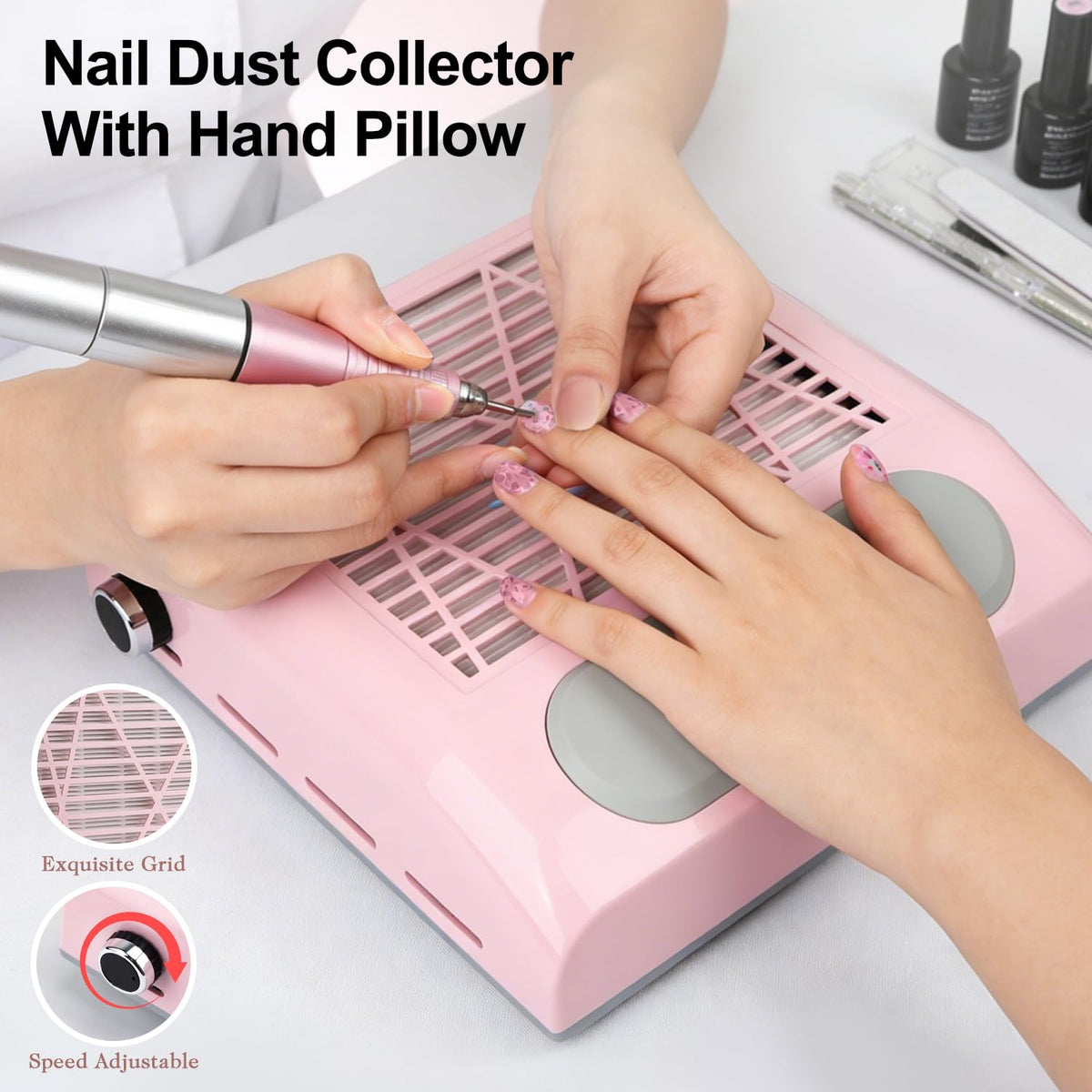 CoFashion Electric Nail Dust Collector Vacuum for Manicure
