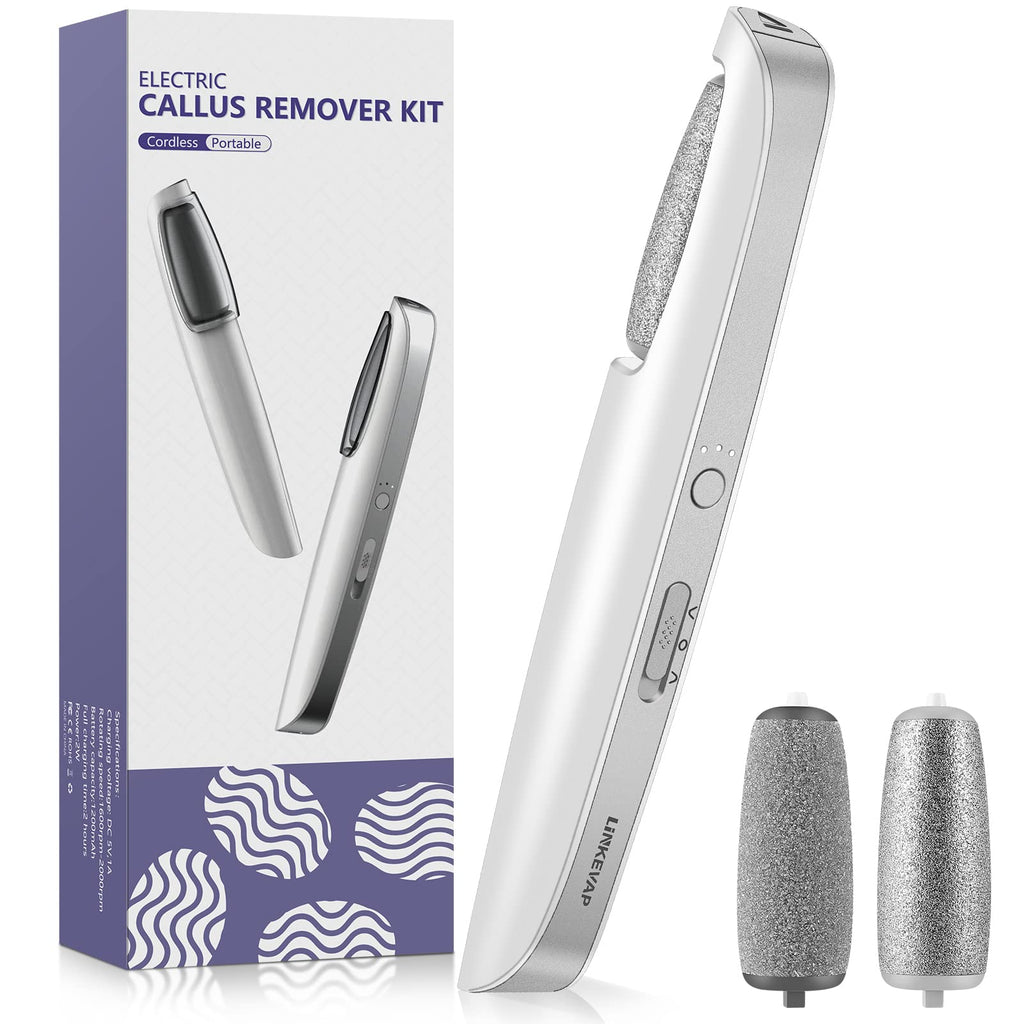 LINKEVAP Electric Foot Callus Remover Pedicure Kit