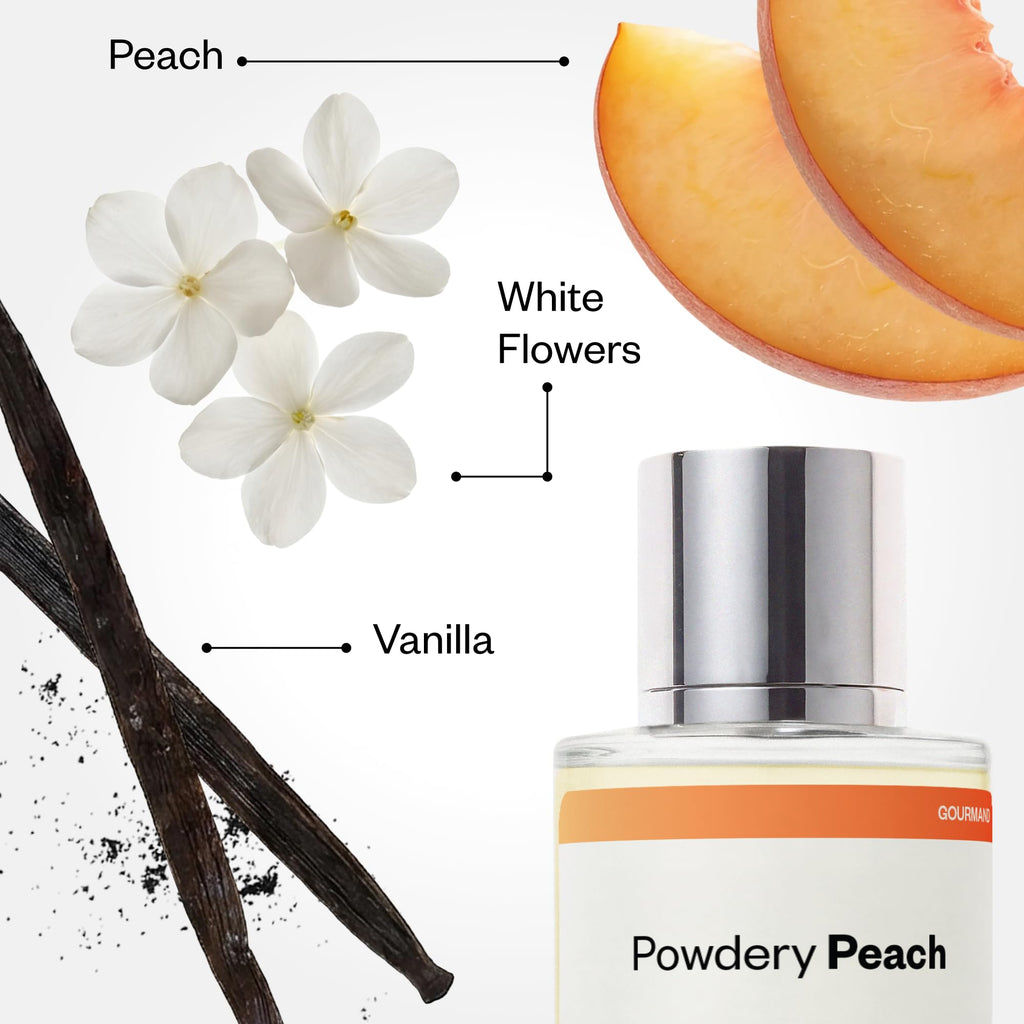 Dossier Powdery Peach Eau de Parfum for Women, 1.7 fl oz