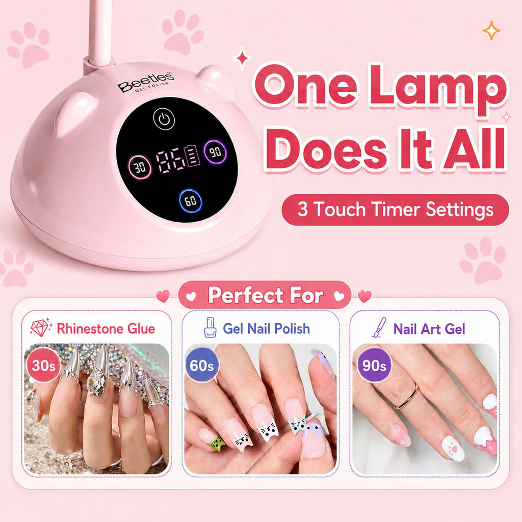 Meowgic Mini Cordless UV LED Nail Lamp