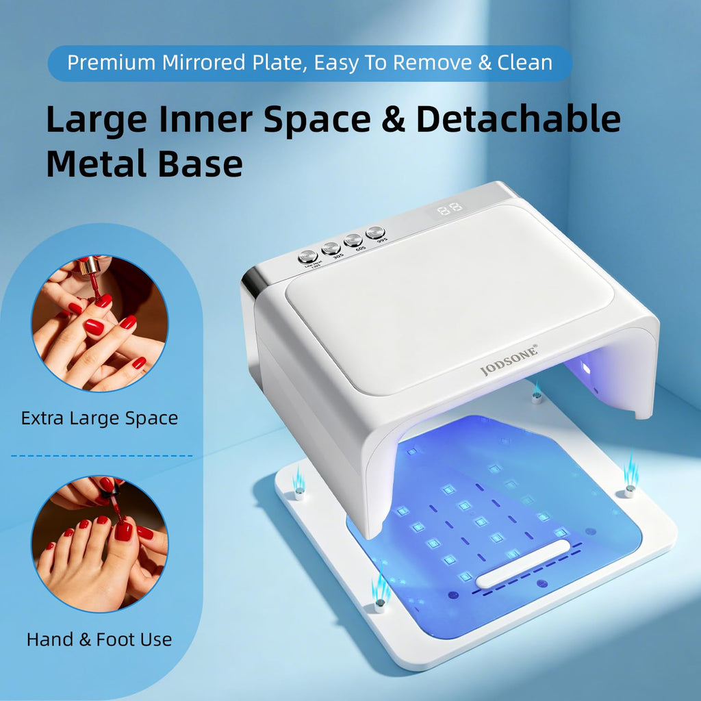 JODSONE UV LED Gel Nail Curing Lamp with Arm Rest