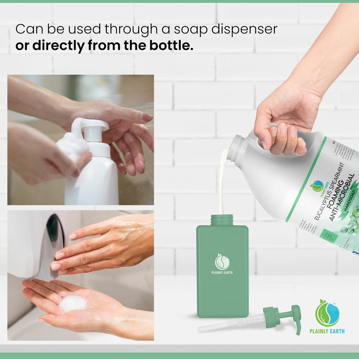 Plainly Earth Antimicrobial Foaming Hand Soap Refill