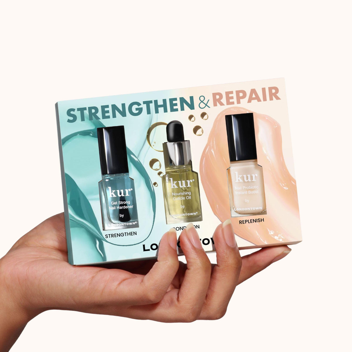 LONDONTOWN Strengthen & Repair Nail Care Trio