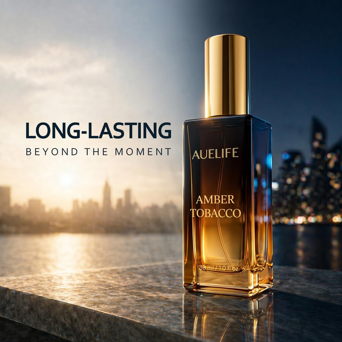 Auelife Men's Perfume Gift Set, 4 x 30mL Alcohol-Free Cologne