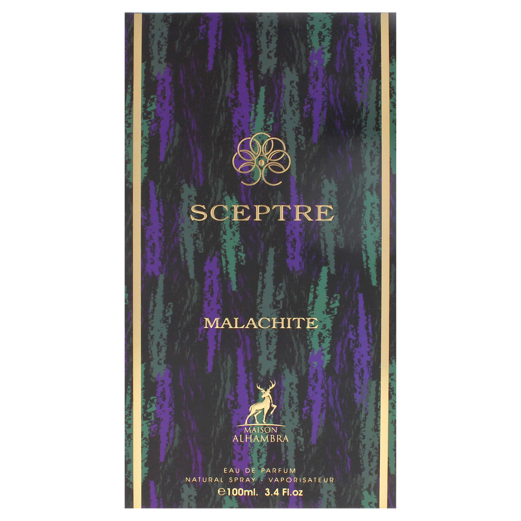 Maison Alhambra Sceptre Malachite Unisex Eau de Parfum Spray, 3.4 oz