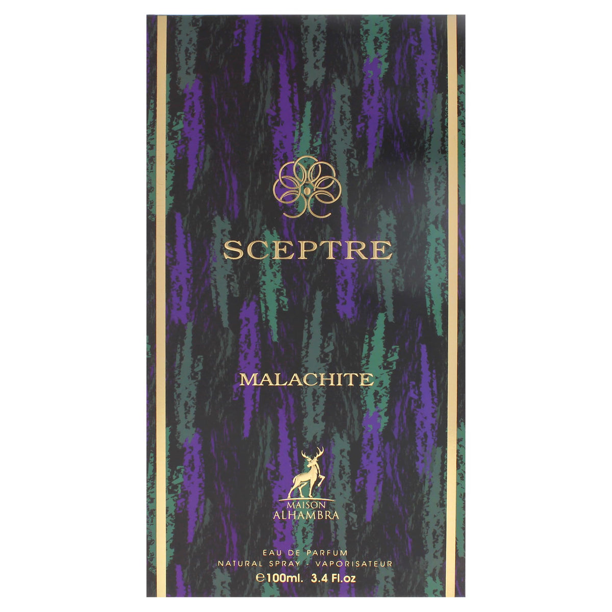 Maison Alhambra Sceptre Malachite Unisex Eau de Parfum Spray, 3.4 oz