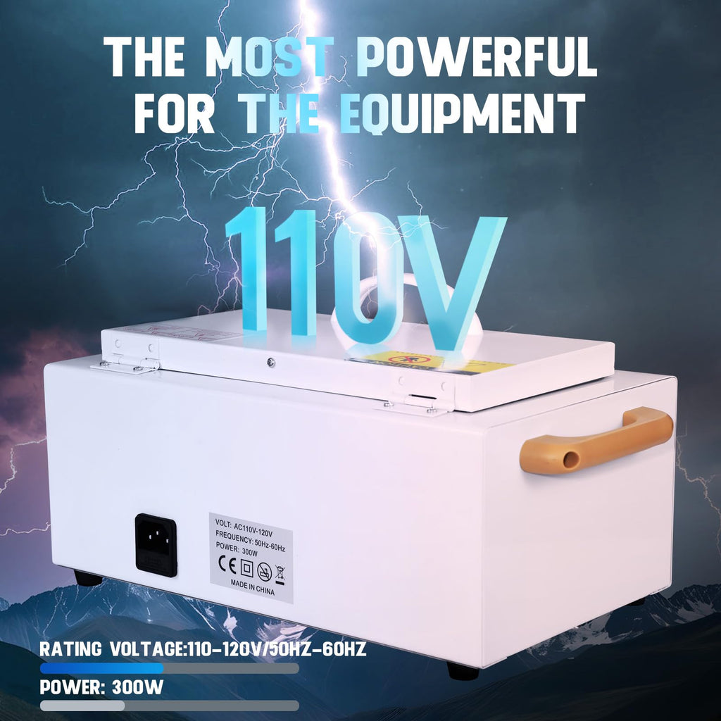 High Temperature Metal Tool Cleaning Box, 110V 300W, 1.5L Timer