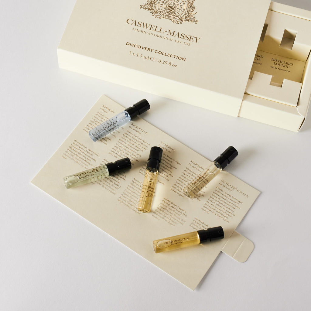 Caswell-Massey Men’s Fragrance Discovery Collection, 5-Piece Sample Set