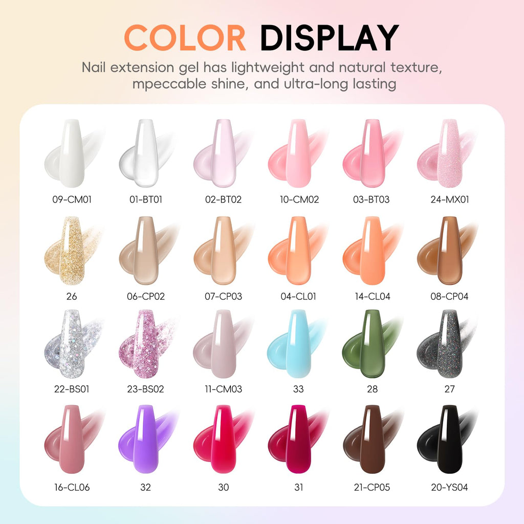 PEACOLOR Poly Nail Gel Kit