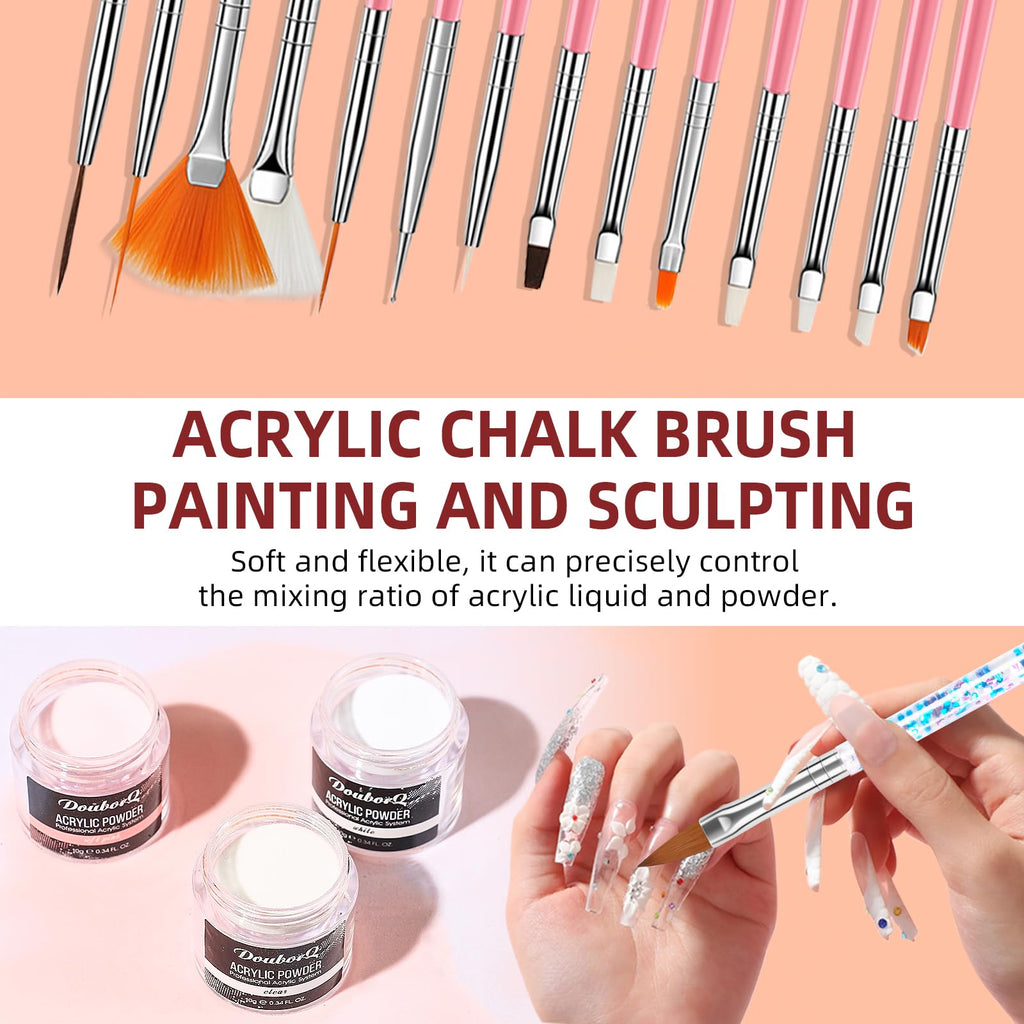 Acrylic Nail Kit with Drill, UV Light and Nail Art Accessories