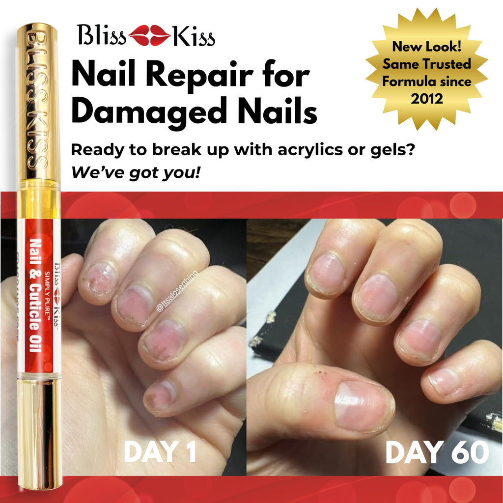 Bliss Kiss Nail Oil Cuticle Pens with Vitamin E & Jojoba