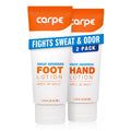 Carpe Sweat Absorbing Hand & Foot Lotion Bundle