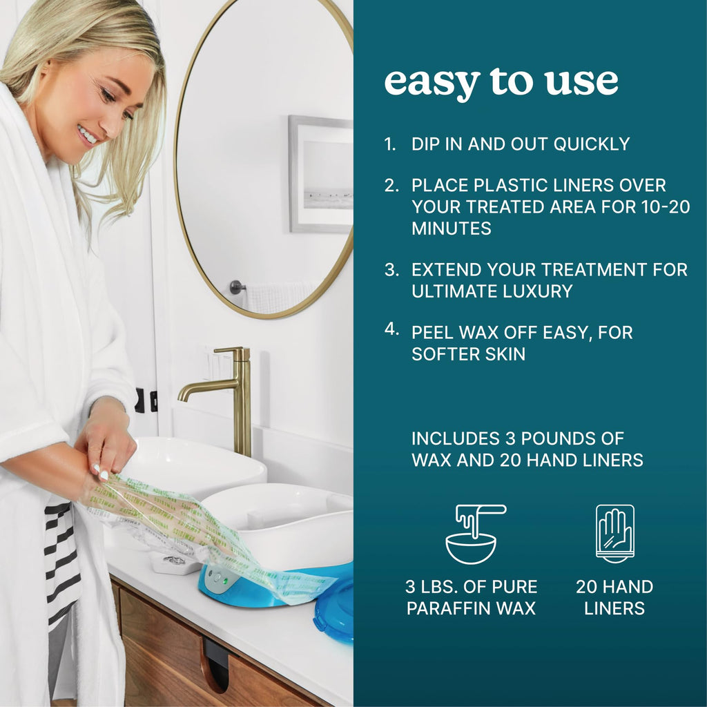 Homedics Paraffin Wax Bath for At-Home Hand and Skin Care