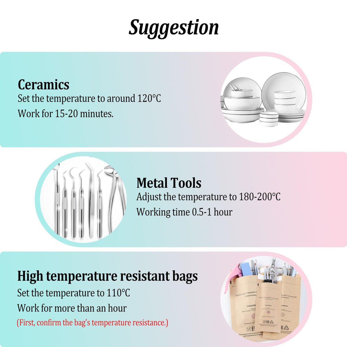 High Temperature Dry Heat Sterilizer with Timer and Temperature Control