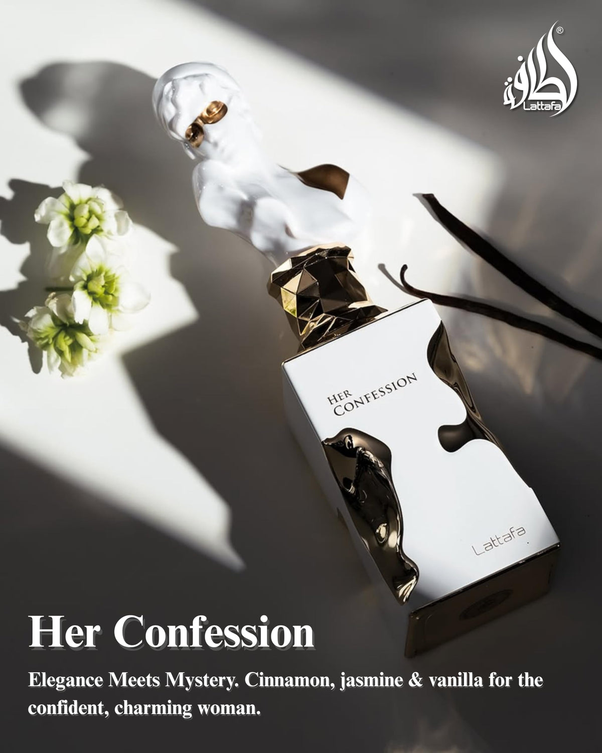 Lattafa Her Confession Eau de Parfum for Women, 100 ml