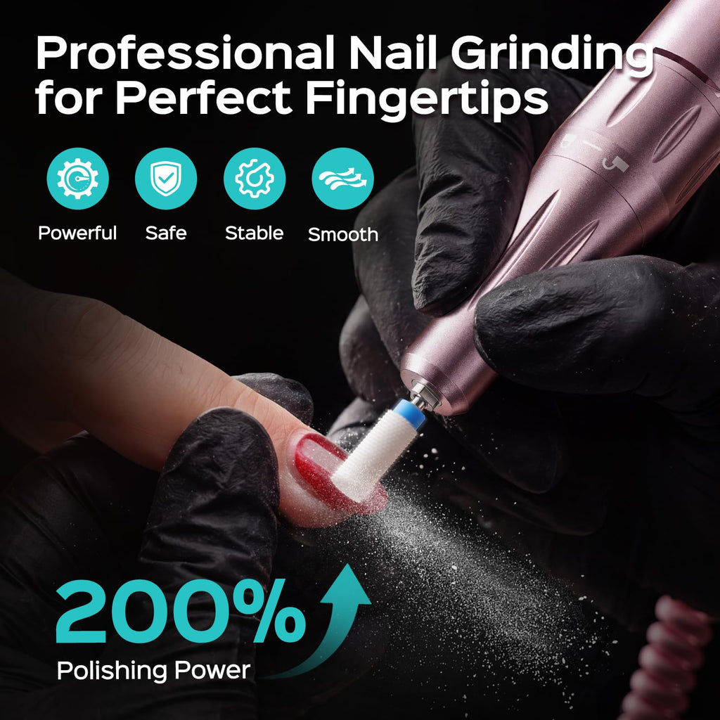 COSLUS E51 Professional Rechargeable Nail Drill, 40000 RPM