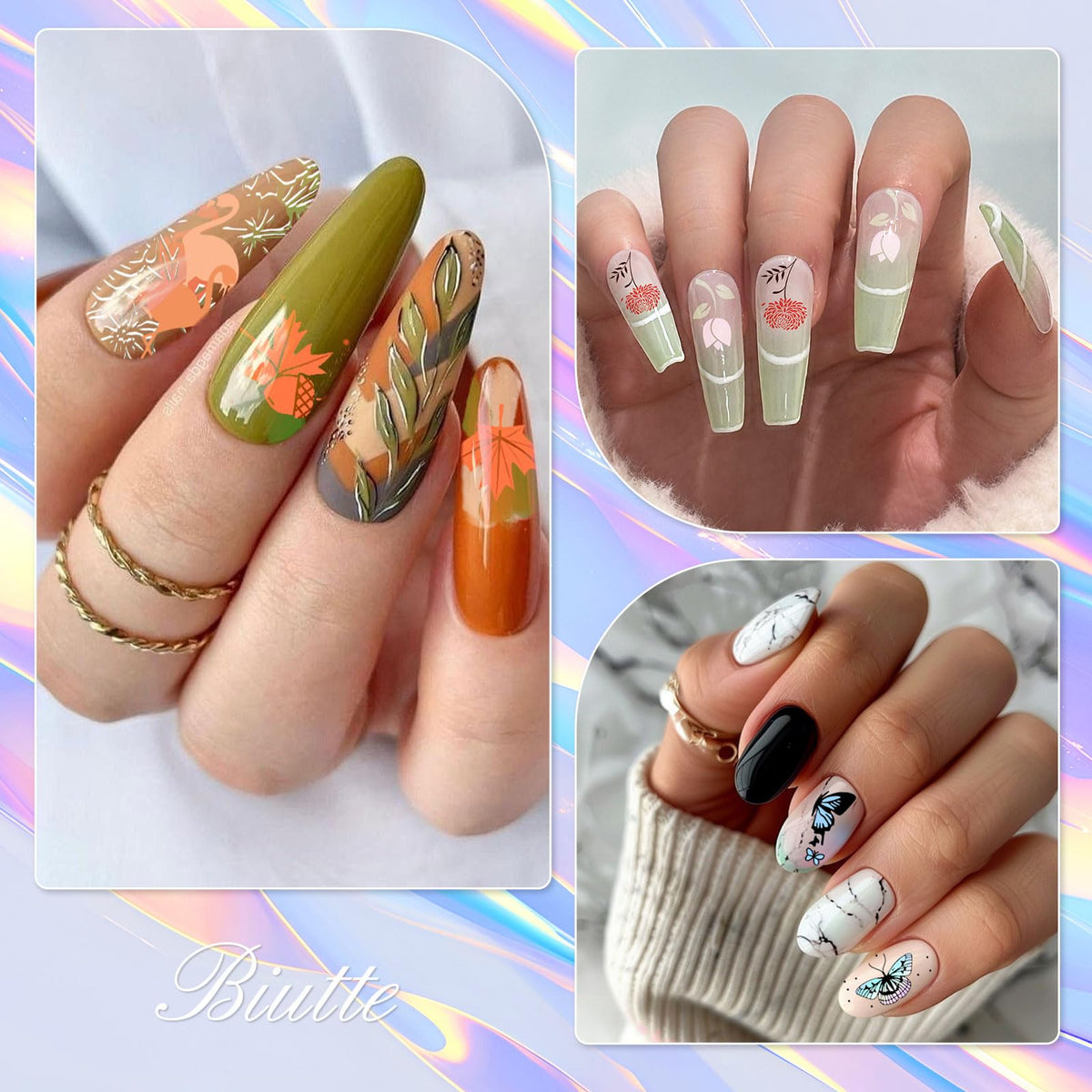 Biutee Nail Art Stamping Kit