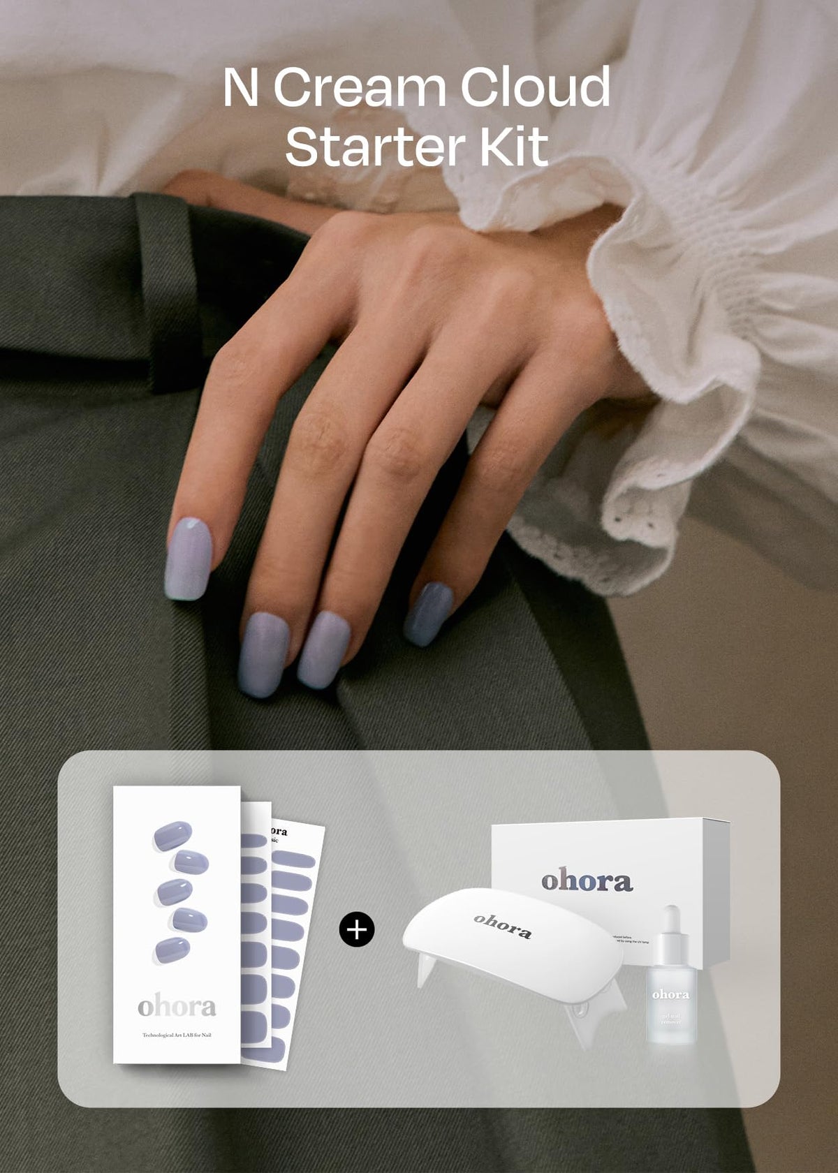 ohora Real Gel Semi-Cured Nail Strips for At-Home Manicures