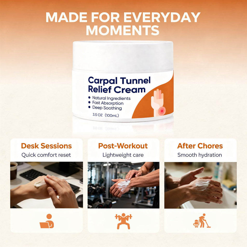 Herbal Hand & Wrist Comfort Cream with Arnica, Ginger and Emu Oil