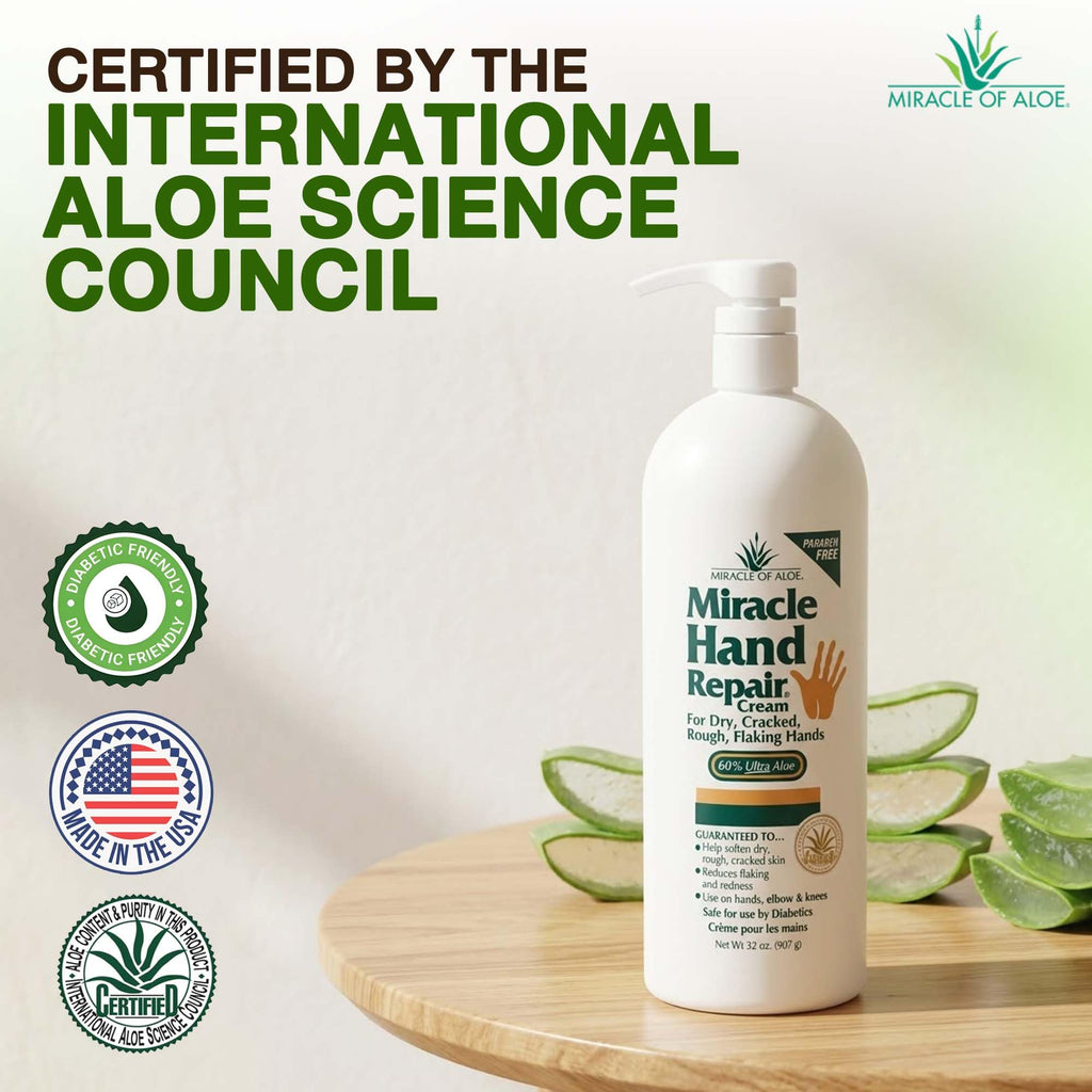 Miracle Hand Repair Cream with 60% Aloe Vera