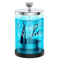 TASALON Disinfectant Jar with Removable Basket, Glass Body and Stainless Cap