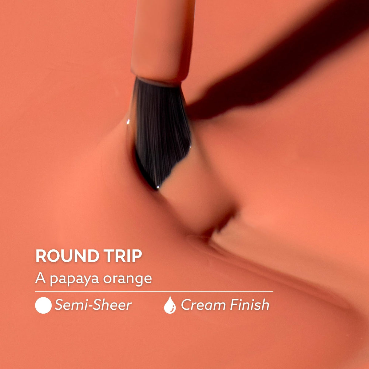 Dazzle Dry Nail Lacquer Step 3 – Round Trip Papaya Orange, 0.5 fl oz